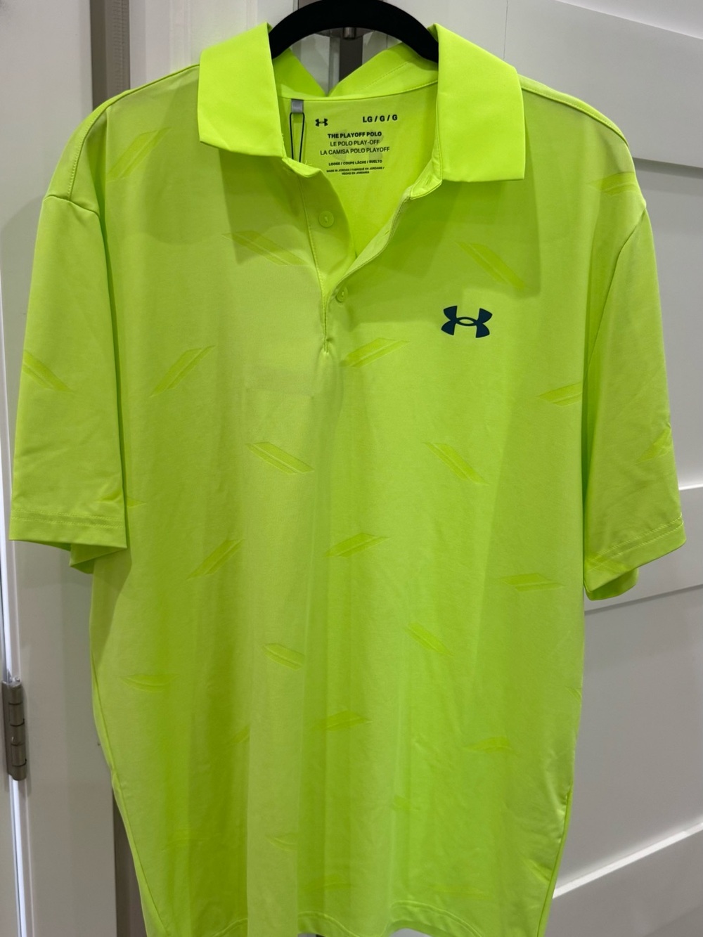 Under Armour Men’s High-Vis Lime Performance Polo